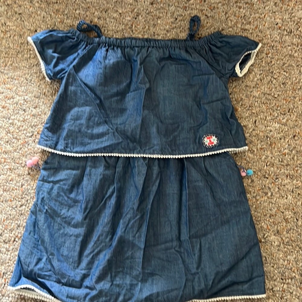 Like new Andy and Evan 4T chambray girl’s dress